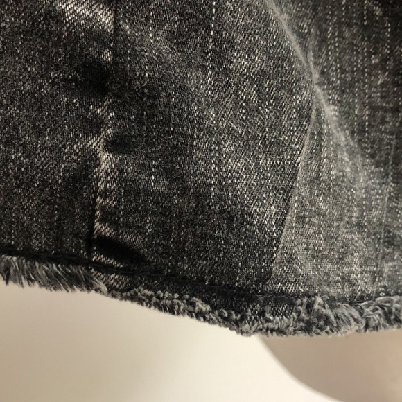 Free People black Marina denim top Medium NWT - Picture 8 of 12